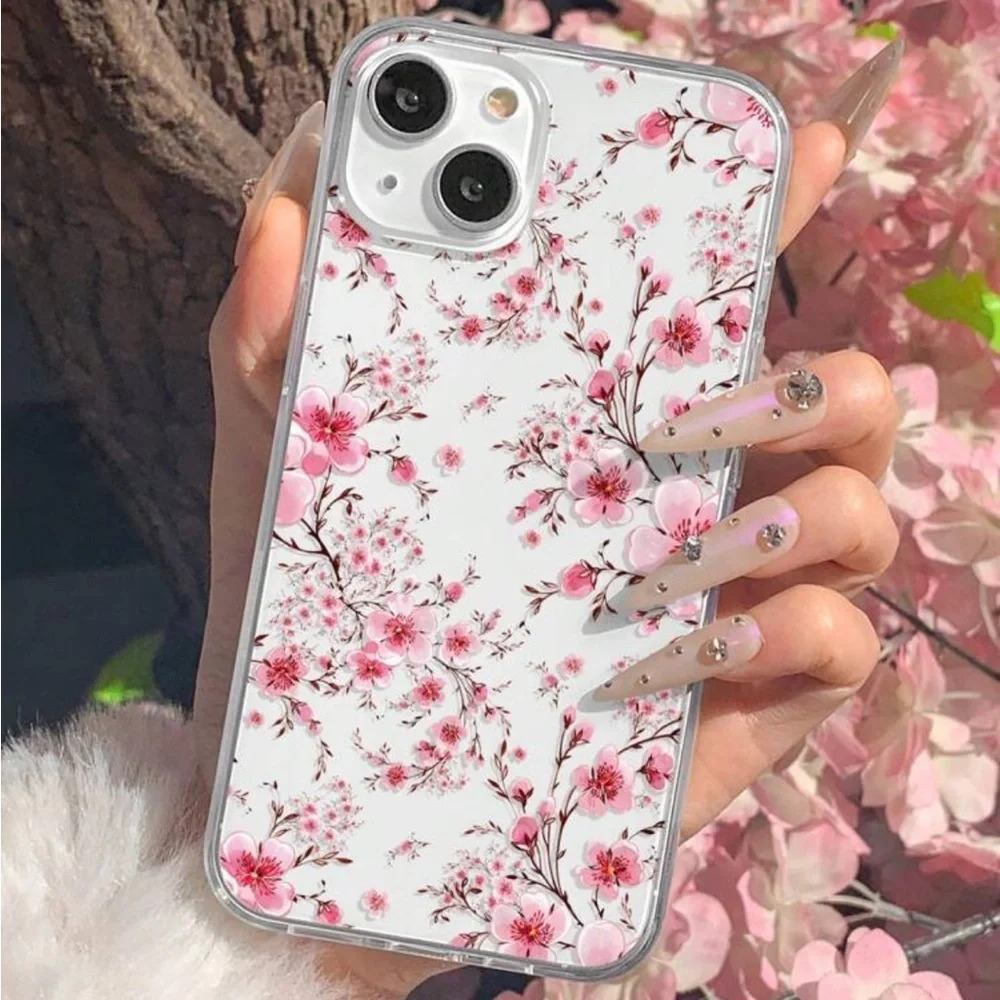 ⚠️Clearance 14/Pro/Pro Max Cherry Blossom Phone Case
